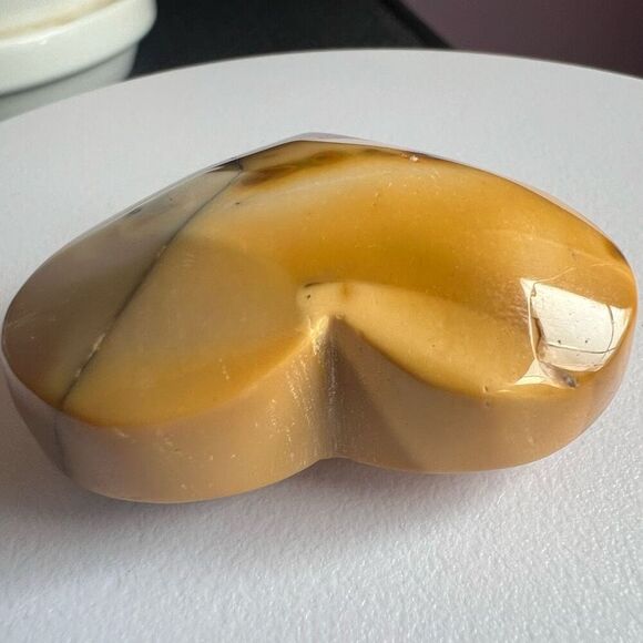 Mookaite Jasper Crystal Heart (#9) - Picture 3 of 9